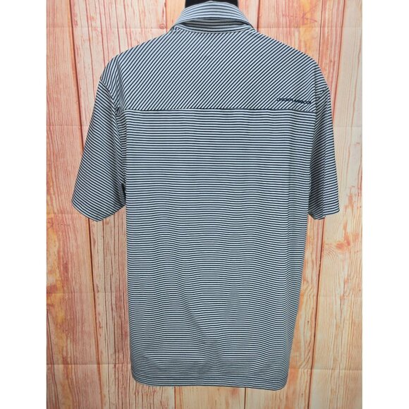 Under Armour Mens Loose Fit Polo Large Heatgear Blue/Gray - Picture 2 of 8